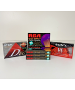 Sealed Blank Cassette Tape Lot Of 6  TDK Sony RCA  90 Min 60 Min - $9.49