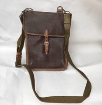 Ussr Serg EAN T Shoulder Document Map Leather Bag, Kirza Tablet Case New, Vintage - £29.26 GBP