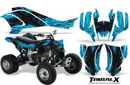 CAN-AM DS450 GRAPHICS KIT CREATORX DECALS STICKERS TRIBALX BLACK-BLUEICE - $174.55