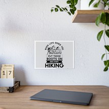 Inspirational Hiking Quote Poster for Outdoor Enthusiasts: &quot;When Life Gi... - £13.05 GBP+