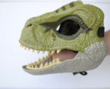 Jurassic World Camp Cretaceous Dino Escape Green Velociraptor Mask Brown... - $34.99