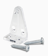 LEVOLOR Trim+Go Clear Mini-Blind Bracket Set, (2 Brackets and 4 Screws) - £5.90 GBP