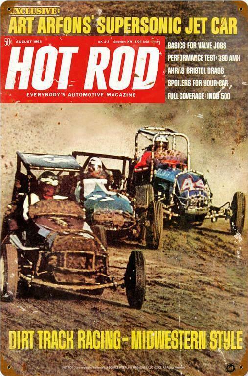 Hot Rod August 1968 (large) - $50.00