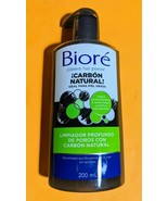 [BIORE] BLACK LIQUID Natural Charcoal Deep Cleaning Facial Cleanser 200ml † - $14.49