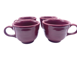 Fiesta Retired Red Burgundy Cinnabar Coffee Cafe Tea Mug Cup Fiestaware ... - $738.31 MXN