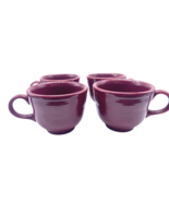 Fiesta Retired Red Burgundy Cinnabar Coffee Cafe Tea Mug Cup Fiestaware ... - $740.53 MXN