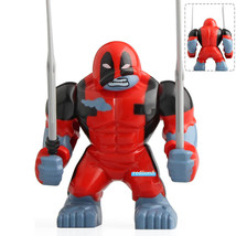 Hulkpool (Deadpool x Hulk) Marvel Superheroes Lego Compatible Minifigure Bricks - £4.78 GBP
