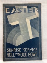 1933 The Hollywood Bowl 1933 Easter Sunrise Service Program - £14.34 GBP