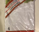 Fine Quality Men’s White Handkerchiefs Pack Of 4 ODS1 - $4.94