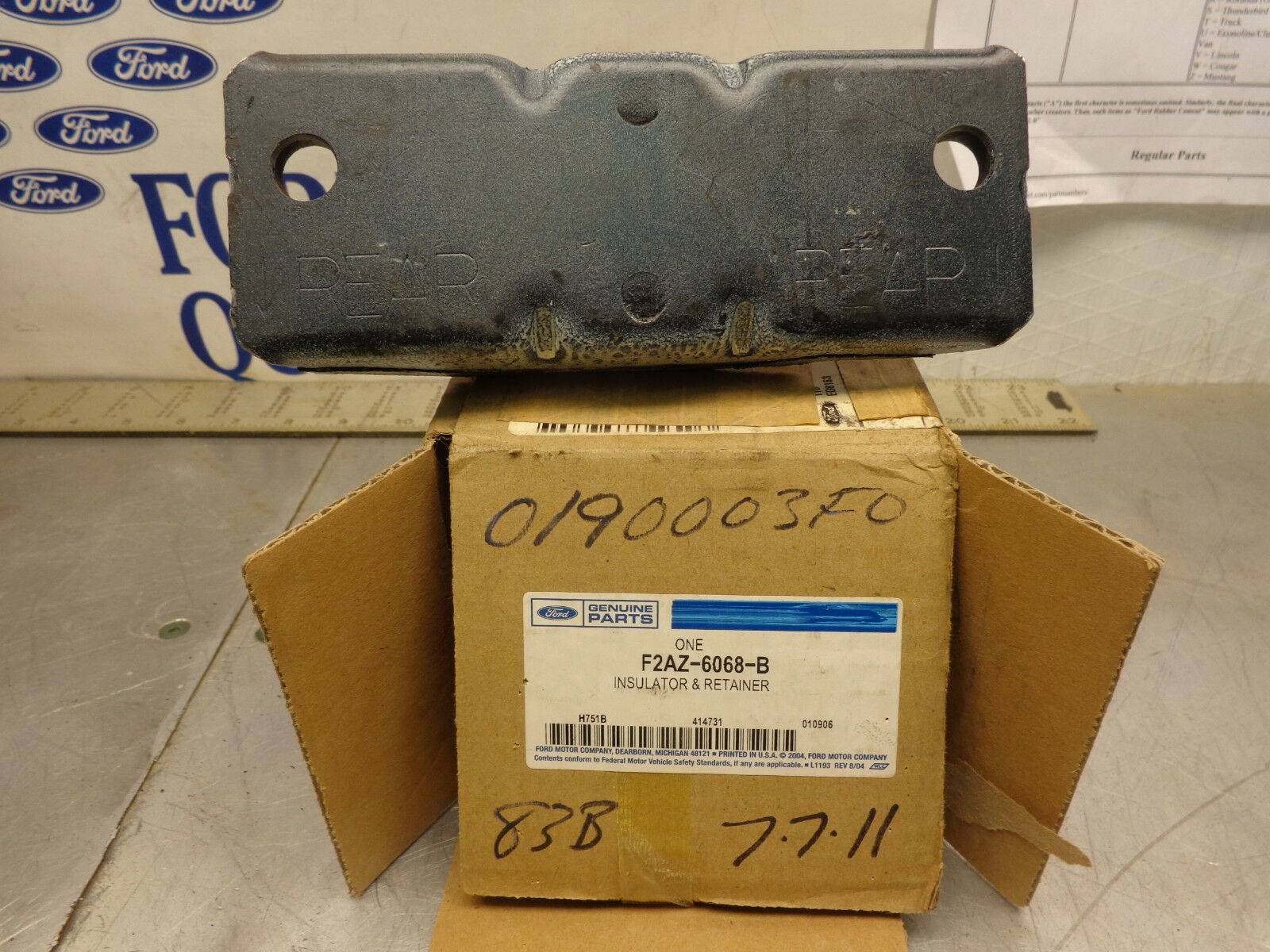 FORD F2AZ-6068-B Insulator Transmission Mount  OEM NOS - $37.71