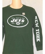 New York Jets Long Sleeve T-Shirt Boys Size Small 8 Green Vintage Logo F... - £12.06 GBP