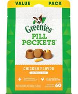 Greenies Pill Pockets for Dogs Capsule Size Natural Soft Dog Treats Chic... - £15.05 GBP