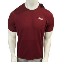 Nwt Fila Msrp $32.99 Men&#39;s Red Crew Neck Short Sleeve Training T-SHIRT Size L - £14.33 GBP