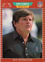 JERRY GLANVILLE 1989 PRO SET # 154 - $32.38 MXN
