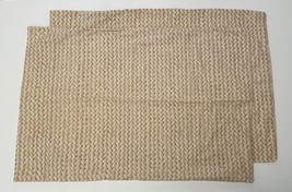 Ralph Lauren Desert Plains Wicker Basketweave Pair of Standard Pillowcas... - £57.67 GBP