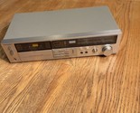 Vtg 1980s Technics RS-M224 Stereo Cassette Deck Plays Tapes *Volume Dial... - $44.99