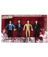 Elvis Presley - Elvis Bendable (4) Figures Boxed Set - $89.05