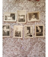 Antique 1940&#39;s Black &amp; White  Lot of 7 Photos of Children.  1945- 1949 Era - $18.90