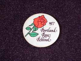 1977 Portland Rose Festival Pinback Button, Oregon - £4.65 GBP