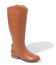 Universal Thread Women&#39;s Brisa Tall Faux Leather Cognac Brown Riding Boots NWT - £15.02 GBP
