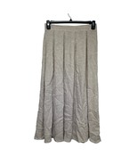 fritzi of california glax tencel beige lagenlook pleated maxi skirt Size M - $22.27