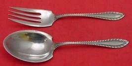 Godroon by Towle Sterling Silver Salad Serving Set All Sterling 8 1/2" - £239.56 GBP