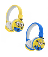 Minions Wireless Bluetooth Headphones Over-Ear Mic Built Original Box He... - $32.79 CAD