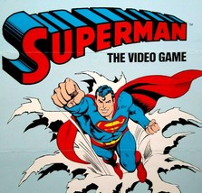 Superman Arcade Flyer Original 1988 Video Game Artwork Comic Super Hero Retro - £39.95 GBP