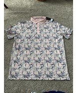 Walter Hagen Men&#39;s Performance 11 Garden Party Printed Short Sleeve Golf... - $34.16 CAD
