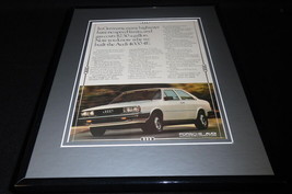 1981 Audi 4000 4E 11x14 Framed ORIGINAL Vintage Advertisement - $34.64