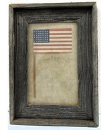 Framed Authentic 1908-1912 US 46 Star Flag on Gauze Flag Size 5.5&quot; x 3.5&quot;  - €637,94 EUR