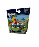 The Smurfs 3 Pack Micro Village Hefty Poet Clown Series 3 New Rare - $53.35 CAD