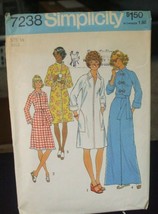 Simplicity 7238 Misses Robes in 2 Lengths Pattern - Size 14 Bust 36 Wais... - $9.45