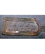 Antique Embossed Syrup of Black Draught Clear Glass Bottle-Lot 33 - £10.70 GBP