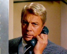 Mission Impossible TV series Peter Graves as Jim Phelps on telephone 5x7 photo - £6.15 GBP