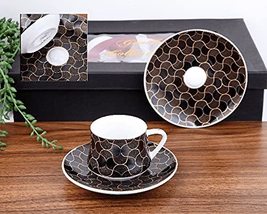 LaModaHome Espresso Coffee Cups Set, Turkish Arabic Greek Coffee Set, Coffee Cup - £41.66 GBP