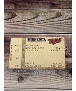 Minnesota Twins Vs Angels July 22nd 1998 Baseball Ticket Stub - £5.47 GBP