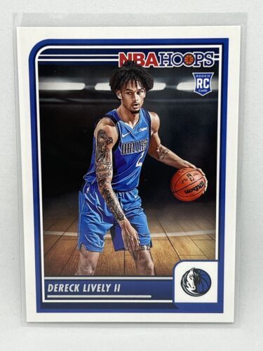 Primary image for 2023-24 Panini NBA Hoops Dereck Lively II 241 Dallas Mavericks Rookie