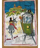 Italy Tea/Dish Towel Monti Trieste Andemo A Servola - £15.19 GBP