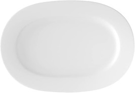 Anmut Oval Serving Platter By Villeroy &amp; Boch - Premium Bone, 16 Inches - £109.18 GBP