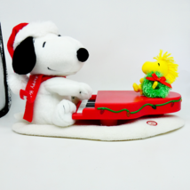 Hallmark Swingin With Snoopy Woodstock Piano Christmas Music Lights Plus... - $19.79