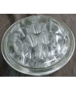 Beautiful Vintage Solid Glass Floral Frog - VGC - USED VINTAGE Decoratin... - $40.73 CAD