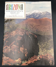 January 1970 Arizona Highways Magazine Violent Mountains 9x12 - $12.19
