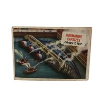 VTG 1954 Topps Scoops #43 Normandie Capsizes Card - £12.74 GBP