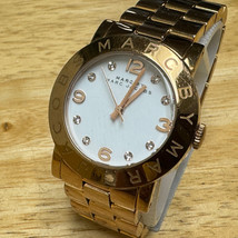 Marc Jacobs Quartz Watch MBM3077 Women Rose Gold Tone Steel Analog New Battery - £22.76 GBP
