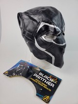 New Marvel Black Panther Rubber Mask Adult Size Halloween Cosplay w/ tag Rubie&#39;s - £22.15 GBP