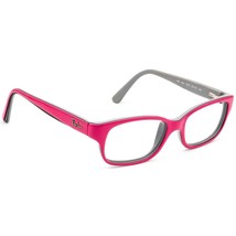Ray-Ban Kids&#39; Eyeglasses RB 1527 3575 Bright Pink on Gray Rectangular 47... - $747.09 MXN