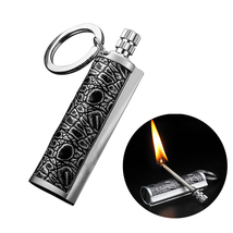 PU Leather Million Match Kerosene Matchstick Lighter (unfilled, random c... - $18.99