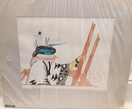 Percy Sandy Kai-Sa Original Signed Watercolor Painting Art &quot;The Zuni Kiva Bird&quot; - £790.56 GBP