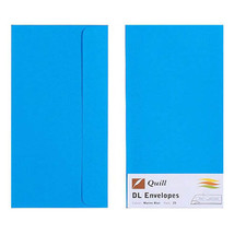 Quill Envelope 25pk 80gsm (DL) - Marine Blue - £27.60 GBP
